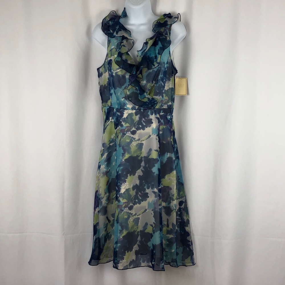 Jonathan Martin ruffle neck dress NWT 6